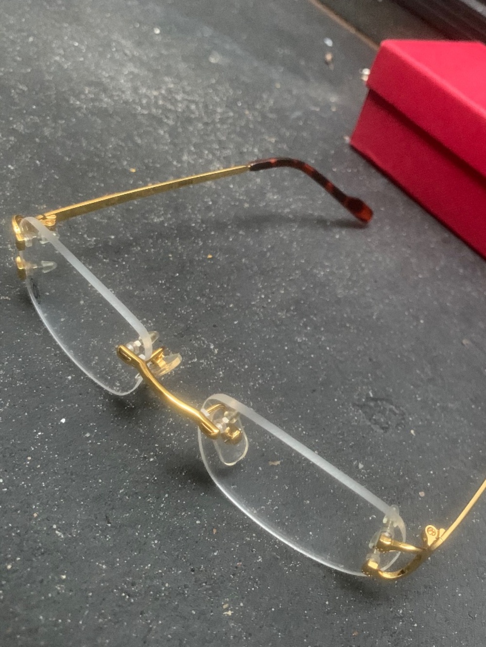 Cartier Rimless Glasses